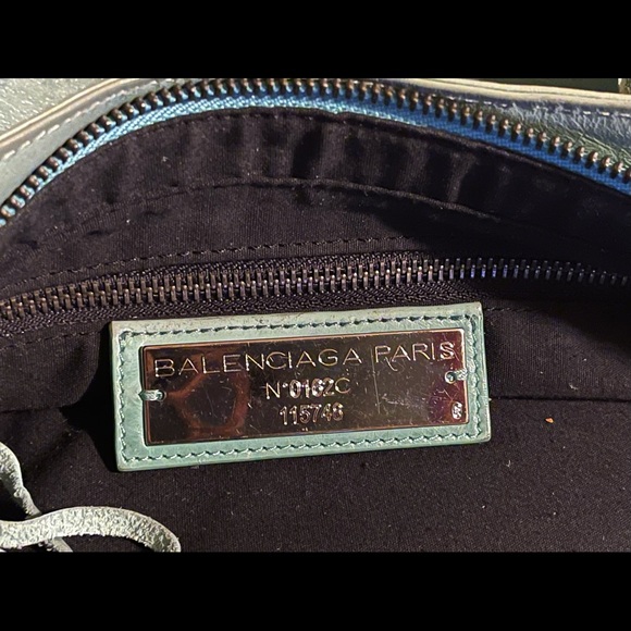 🔥Balenciaga 🔥2 way mint green leather MOTTO Shoulder Bag used - #3444💗💗💗it - Picture 3 of 13